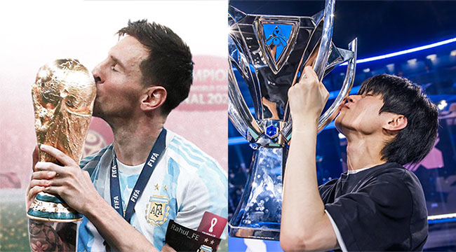Messi cùng Argentina vô địch WC 2022, người hâm mộ liên tưởng đến Deft tại CKTG 2022