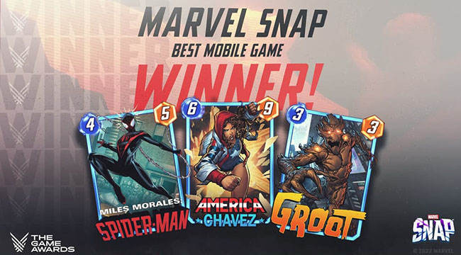MARVEL SNAP là game gì mà có thể chiến thắng hạng mục Mobile Game of The Year 2022?