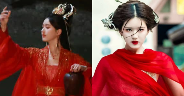 Triệu Lộ Tư làm cô dâu say rượu, mặc váy đỏ xinh đẹp có khác gì thời đóng Trần Thiên Thiên Trong Lời Đồn?