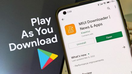 Play as you Download  tính năng có trên nền tảng Android 12