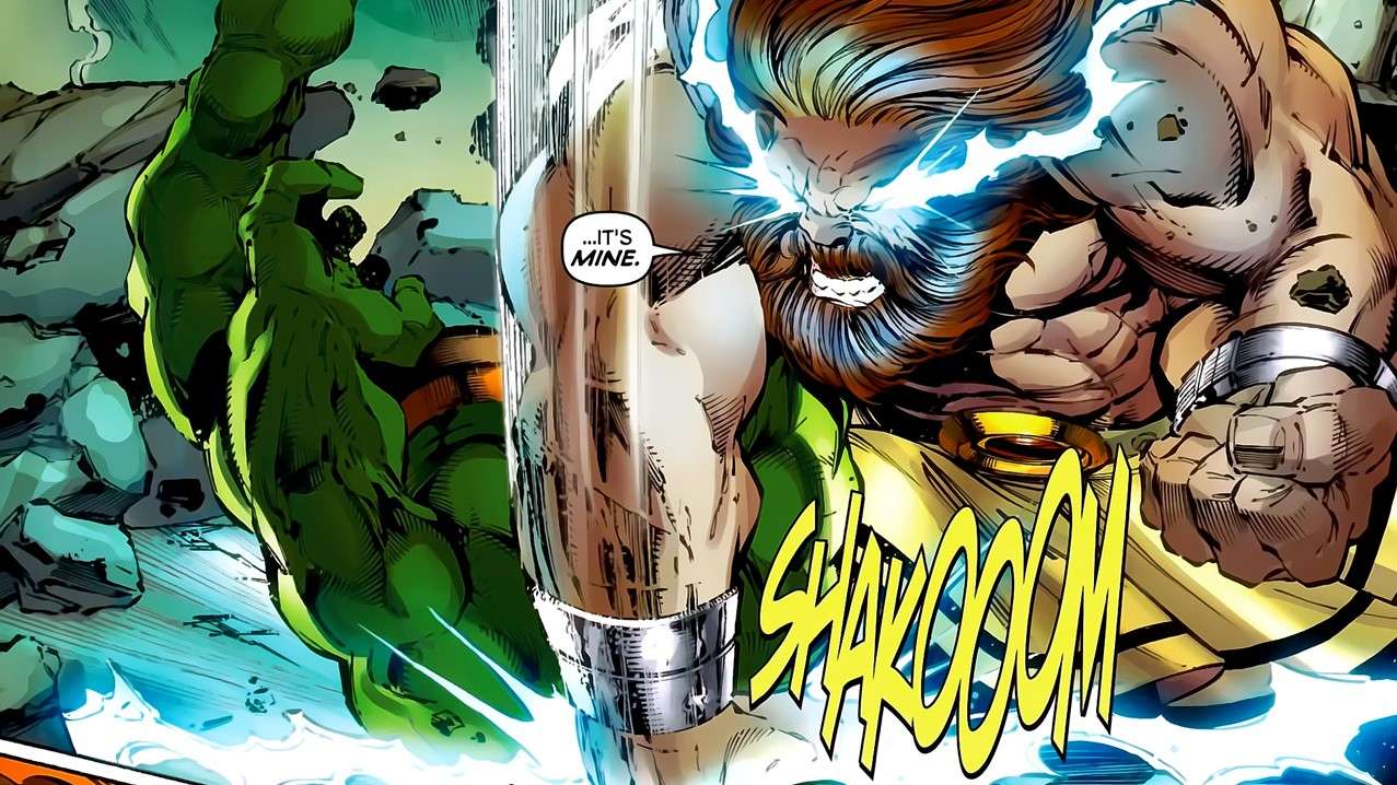 Trên phim 'phế vật' là thế, nhưng trong comic Zeus từng solo tay đôi và hành Hulk ra bã