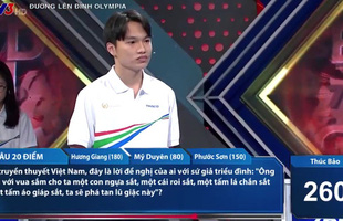 Câu hỏi Olympia về 1 huyền thoại Việt Nam, thí sinh nhanh nhẹn trả lời ai ngờ dính phải 