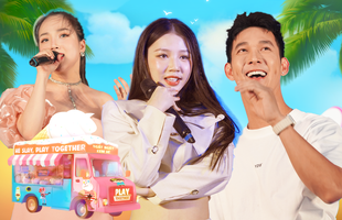 Xe kem Play Together VNG khép lại hành trình mùa hè bằng loạt hoạt động cùng Song Luân và Amee