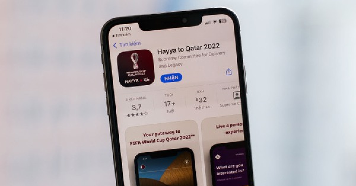 Ứng dụng World Cup tại Qatar 