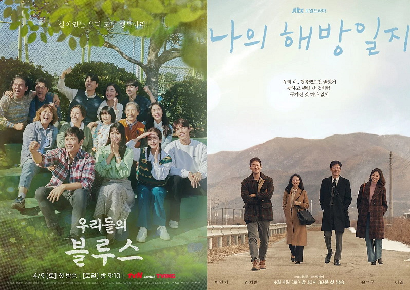 Đặt lên bàn cân hai phim bộ Hàn Quốc gây sốt hiện nay: Blues Nơi Đảo Xanh và Nhật Ký Tự Do Của Tôi
