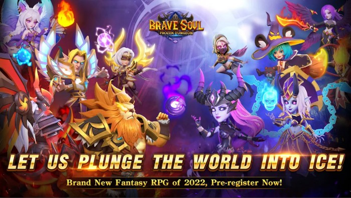 Brave Soul: Frozen Dungeon – Tựa game nhập vai, chiến thuật mở đăng ký trước trên Mobile