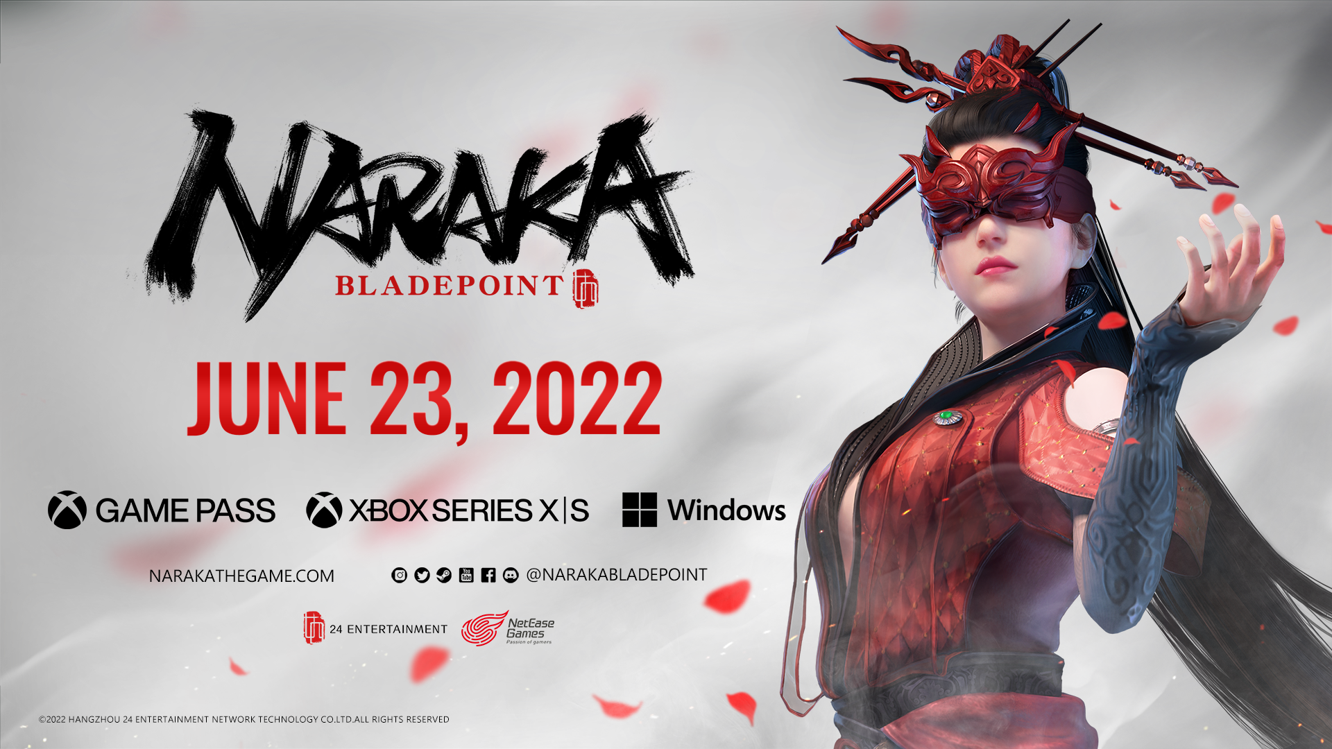Naraka: Bladepoint sẽ có mặt trên hệ máy Console: Xbox Series X - S và Xbox Game Pass vào ngày 23/06