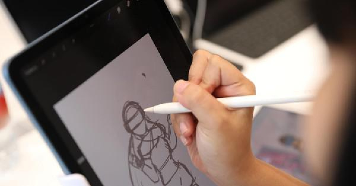 Độc đáo cuộc thi vẽ tranh trên iPad