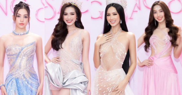 Thảm đỏ Chung khảo Hoa hậu Việt Nam 2022: Đỗ Hà - Bảo Ngọc đọ chân dài, Thuỳ Tiên xinh như 