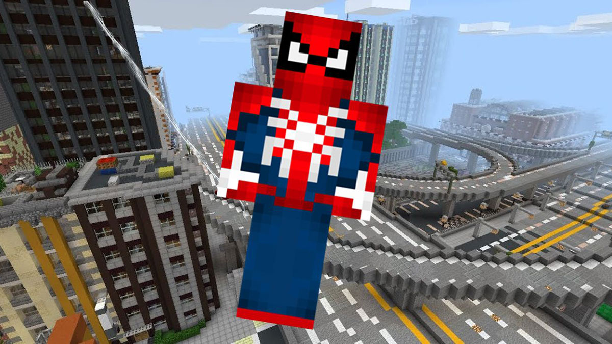 Minecraft: Bản mod khiến Marvel Spider-Man được tái hiện hoàn hảo