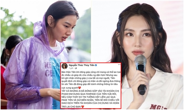 Hoa hậu Thùy Tiên bỗng gặp chỉ trích nặng nề vì kêu gọi ủng hộ miền Trung bão lũ, phải chăng dân tình đã quá nhạy cảm với cụm từ 
