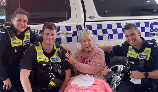 Cảnh sát bắt giữ bà lão 100 tuổi để giúp cụ hoàn thành tâm nguyện 'ước một lần phạm pháp'