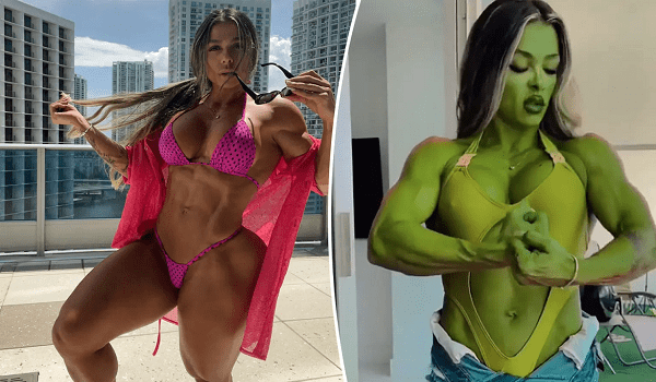 Hot girl nổi tiếng với ngoại hình như She-Hulk: Tập luyện 3 giờ, ăn 7 bữa mỗi ngày