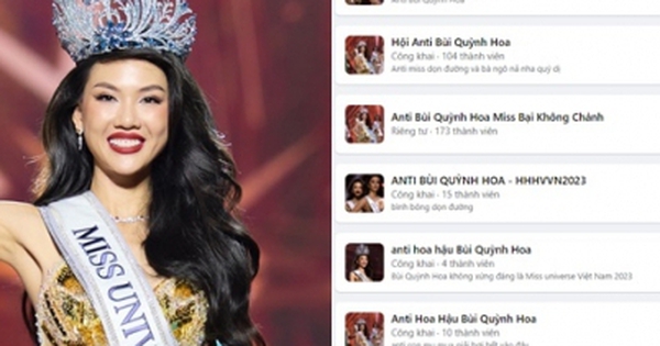 Chỉ sau 1 đêm đăng quang Miss Universe Vietnam, Bùi Quỳnh Hoa bị lập hàng chục nhóm anti vì nghi vấn mua giải