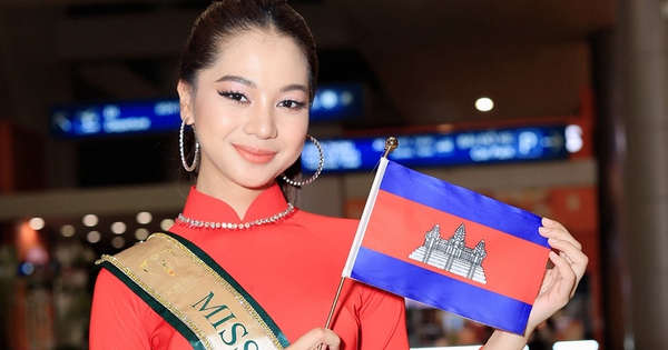 Dàn thí sinh Miss Earth 2023 diện áo dài khi đến Việt Nam