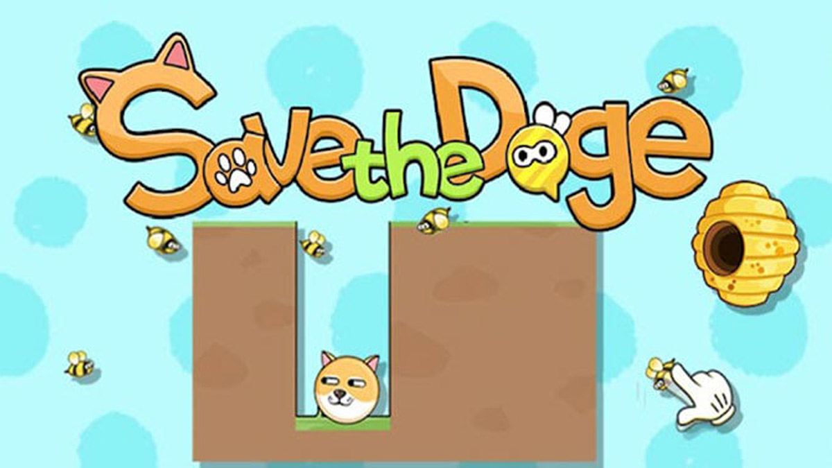 Save the Doge: Bảo vệ chú chó tránh khỏi tổ ong bằng cách vẽ