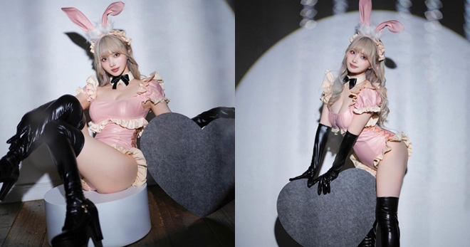 Chào tuần mới bằng màn cosplay thỏ hồng cực kỳ cuốn hút đến từ coser Nhật Bản