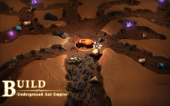 Ant War tựa game chiến thuật cho bạn chỉ huy, xây dựng, lãnh đạo đế chế Kiến